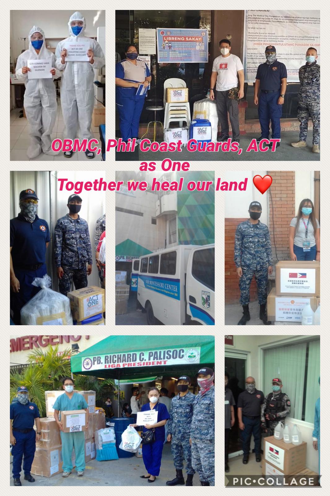 Operation Brotherhood in partnership with Philippine Coast Guard donate to provinces in northern Luzon